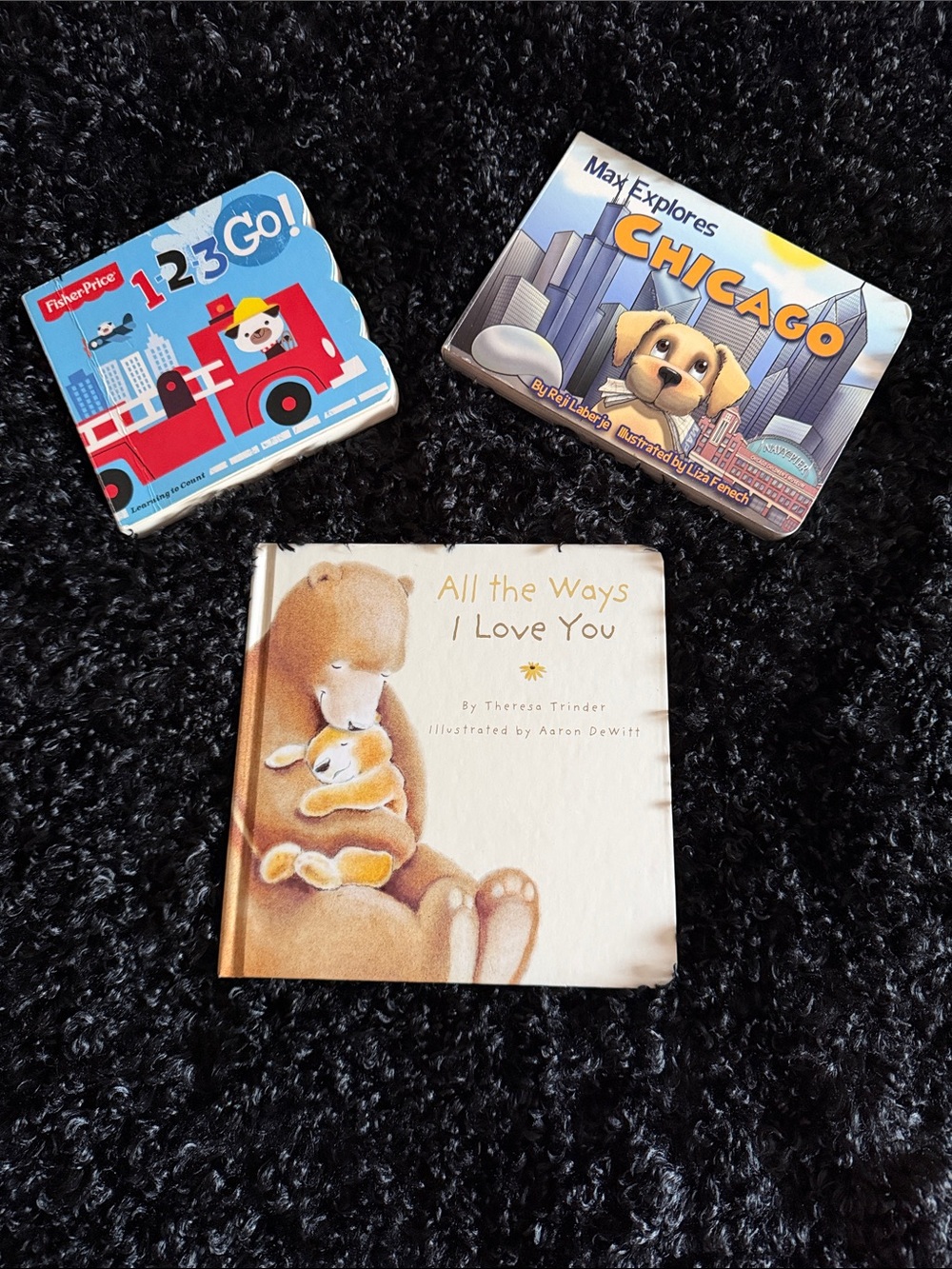 Toddler board book series of 3